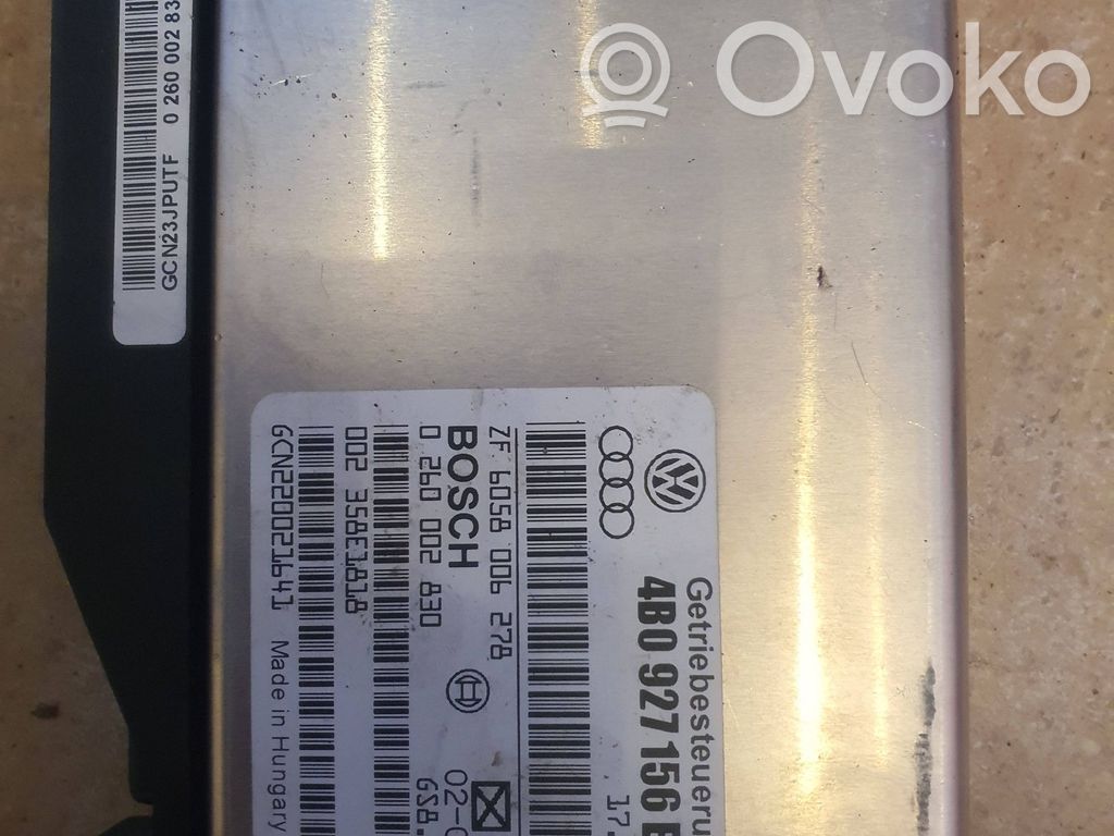 Gearbox control unit/module   4B0927156ES,020517,170502