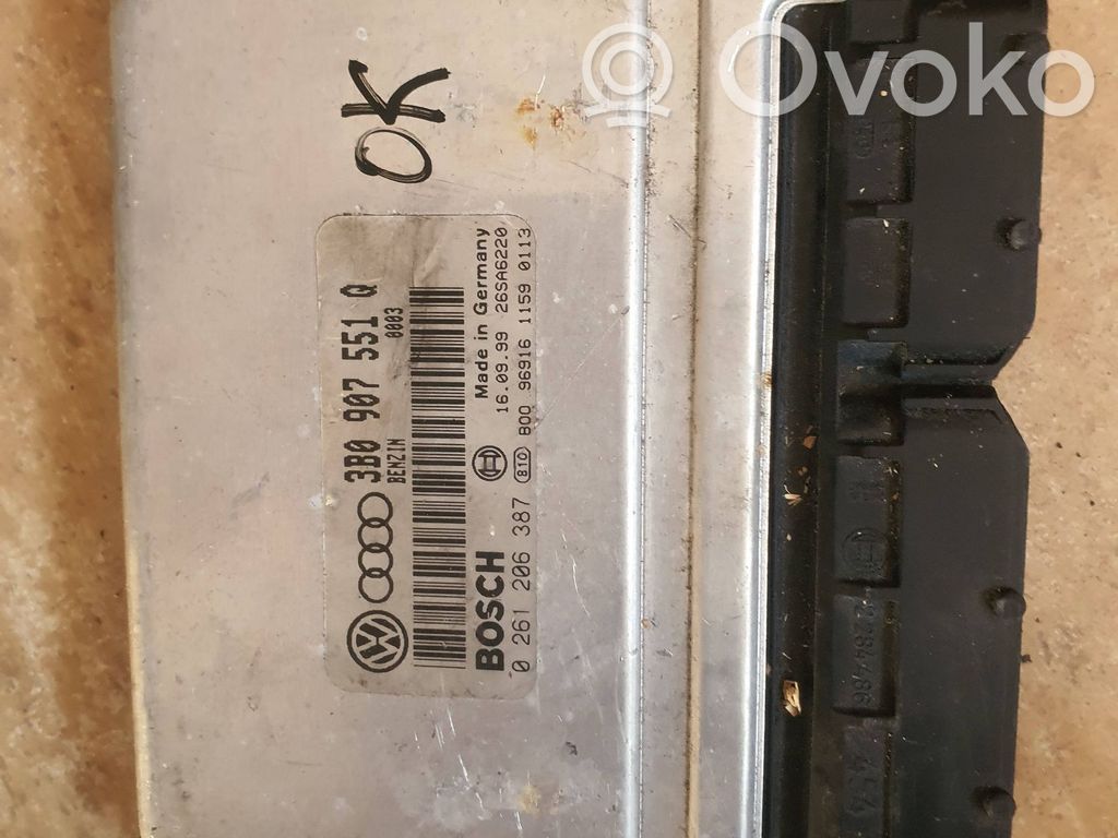 Engine control unit/module   3B0907551Q,26SA6220,0261206387