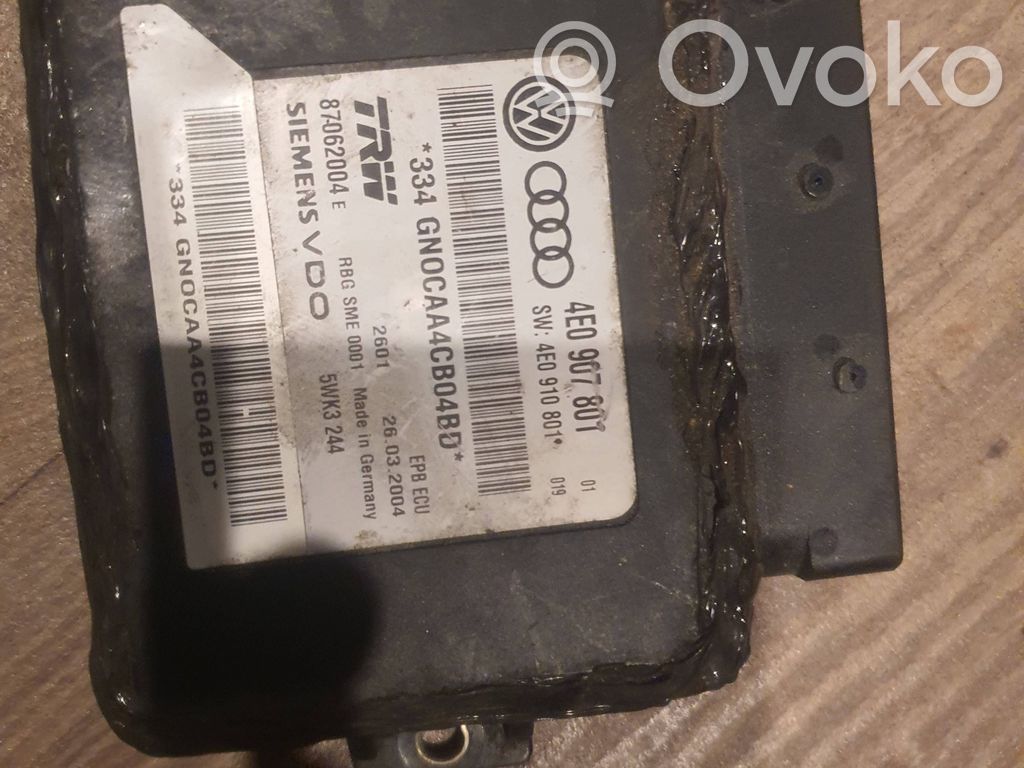 Audi A6 S6 C6 4F Rokas bremžu vadības modulis 