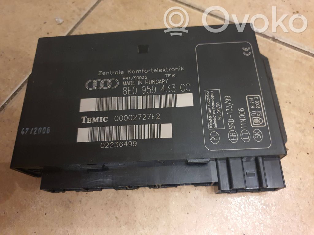 Audi A4 S4 B7 8E 8H Module confort 