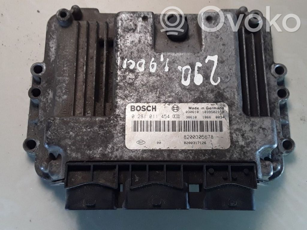 Engine control unit/module   0281011454,8200305678