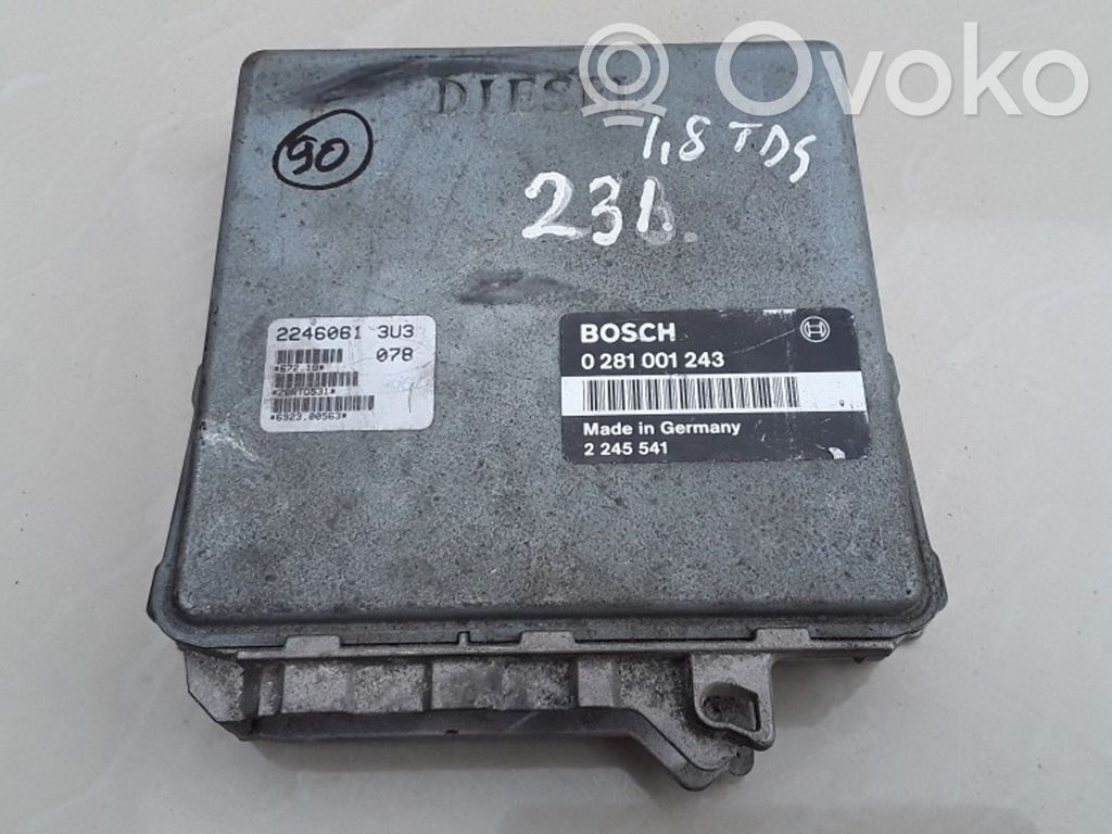 Engine control unit/module   0281001243,2246061