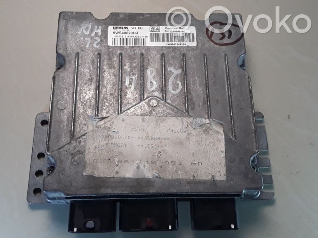 Peugeot 307 Engine control unit/module 
