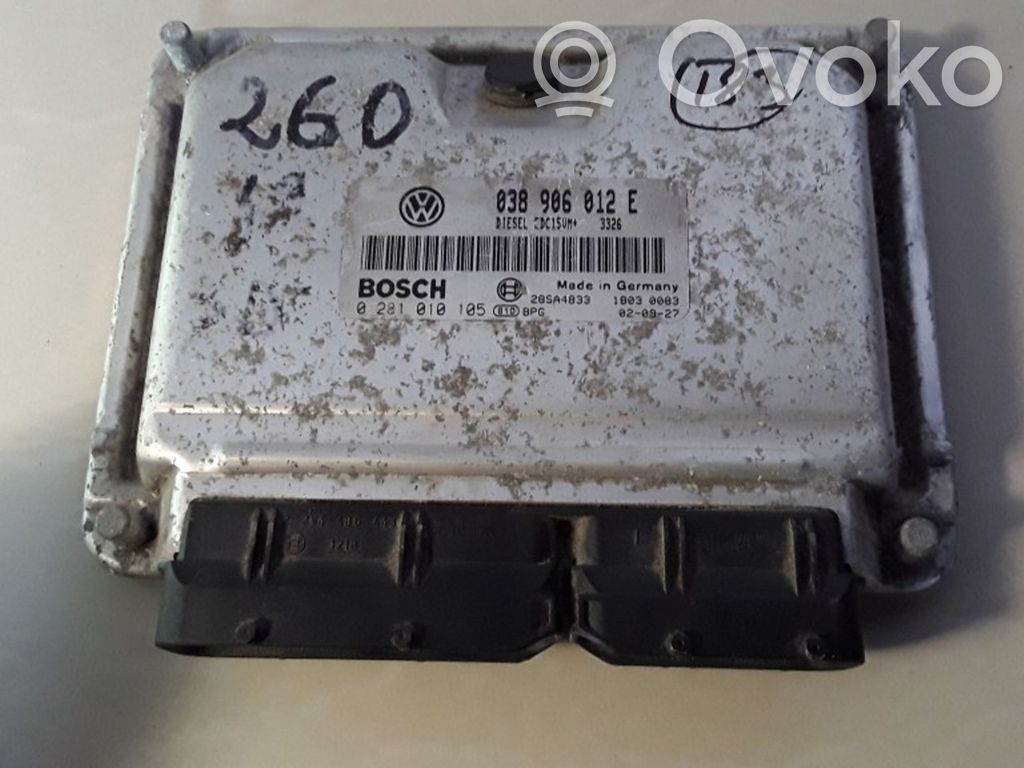 Volkswagen Golf IV Engine control unit/module 