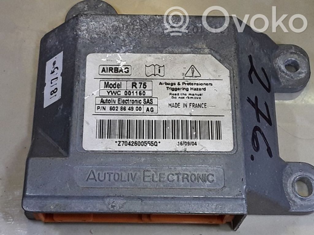 Rover 75 Airbag control unit/module 
