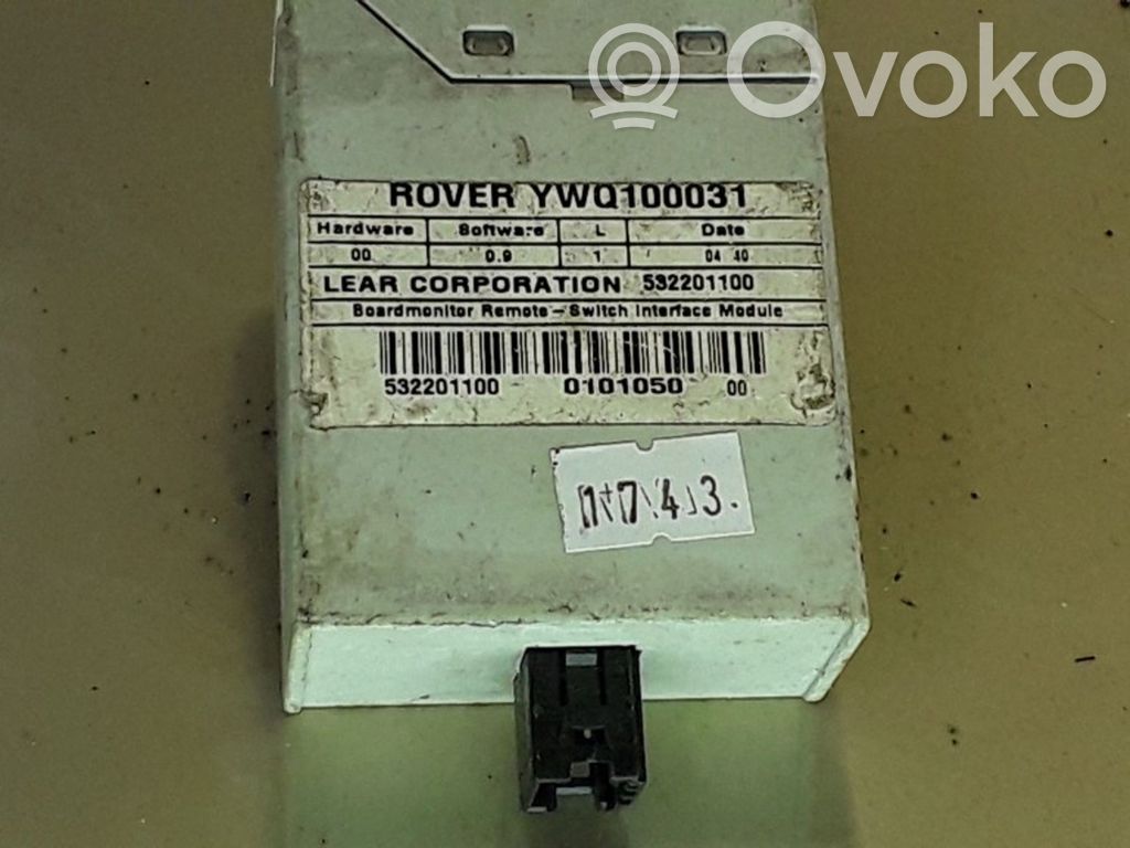 Rover 75 Kiti valdymo blokai/ moduliai 