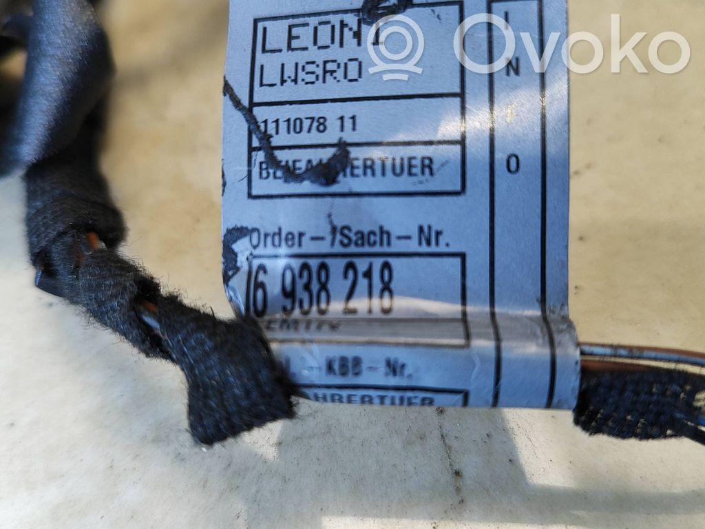 BMW 3 E90 E91 Cableado de puerta delantera 