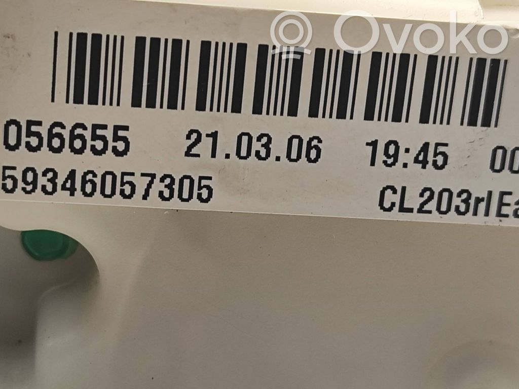 Pas bezpieczeństwa fotela tylnego   59346057305,056655,19450083,CL203MEAM