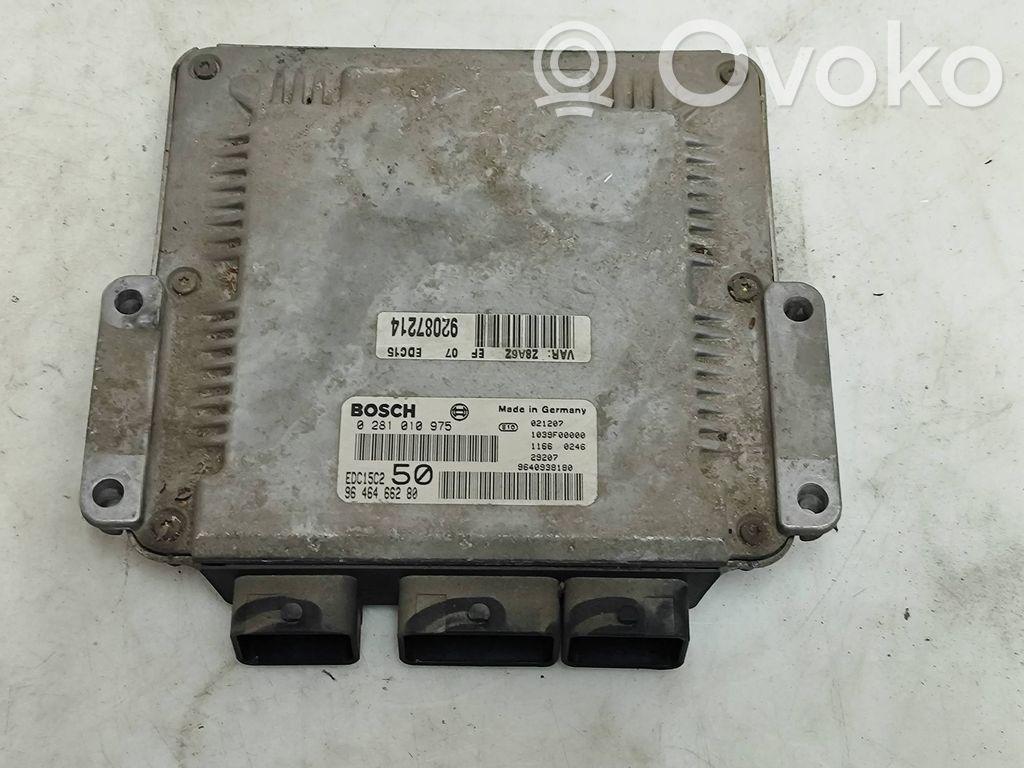 Peugeot 607 Engine control unit/module 