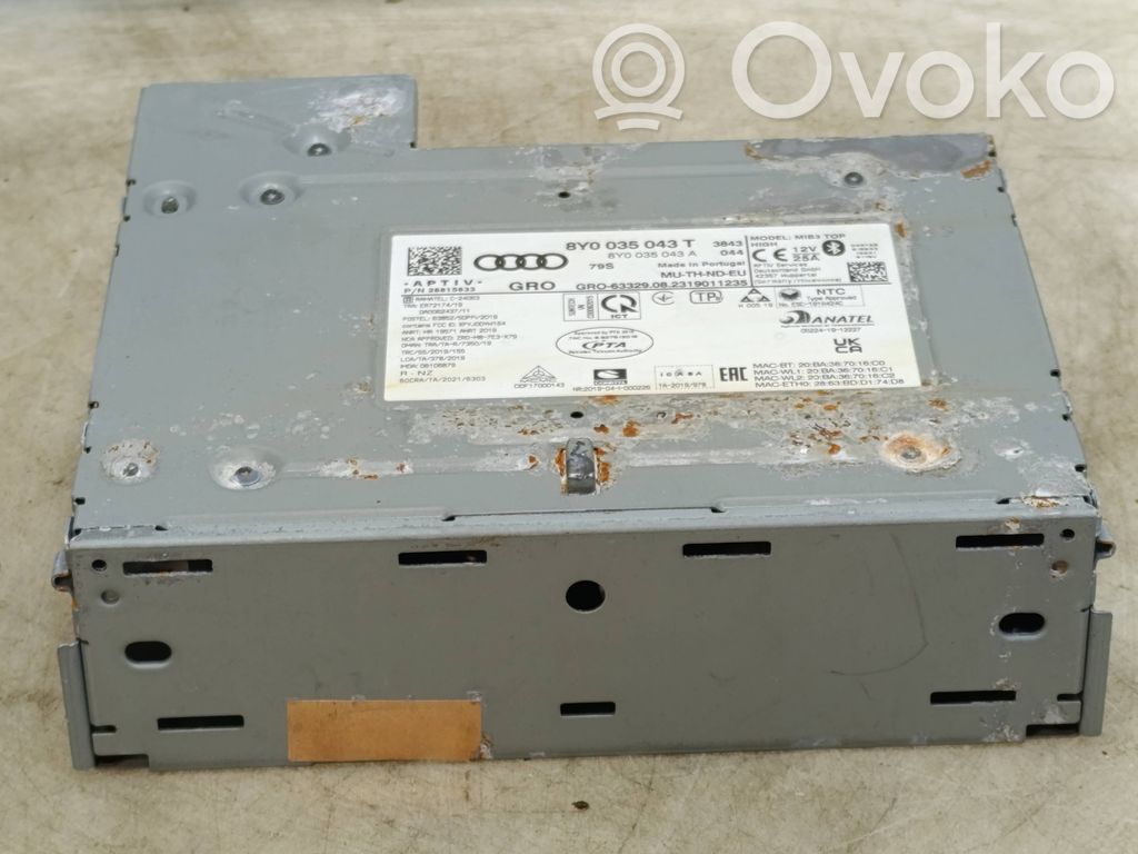 Audi A3 8Y Unitate principală radio/CD/DVD/GPS 