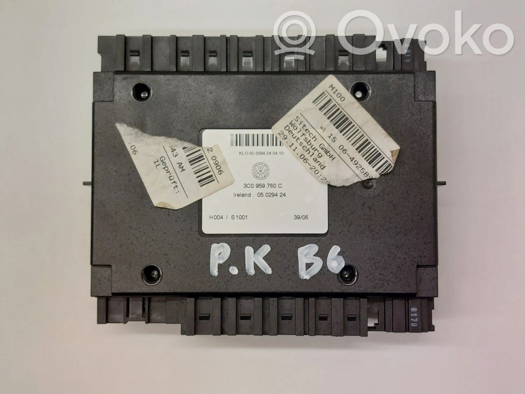 Volkswagen PASSAT B6 Module de commande de siège 