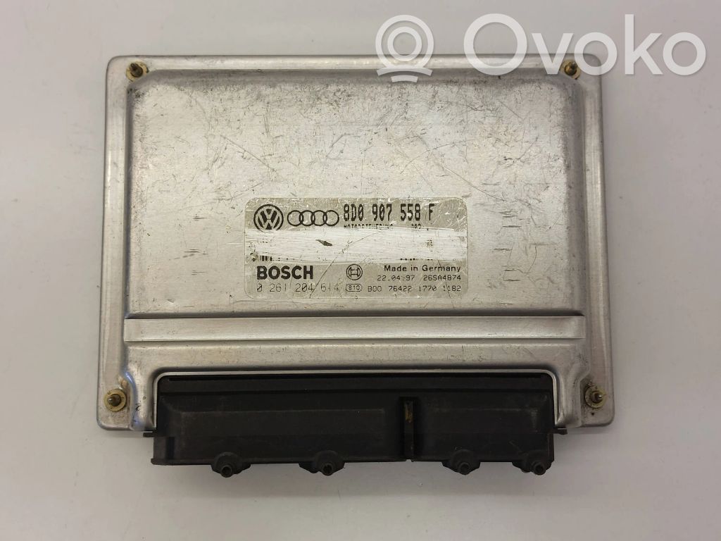 Engine control unit/module   8D0907558F,26SA4874,0261204614