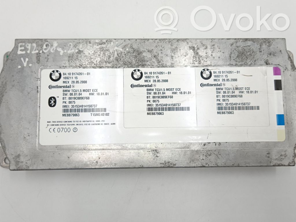 Bluetooth control unit module   84109174261,9174261