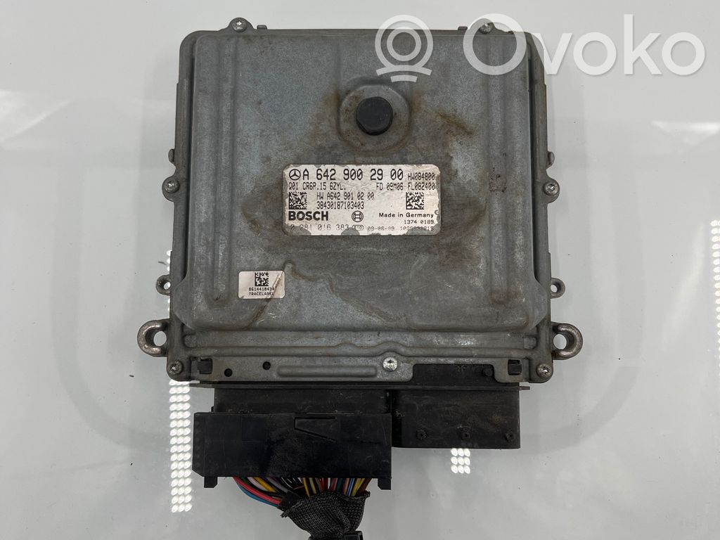 Engine control unit/module   A6429002900,0281016383,A6429010200