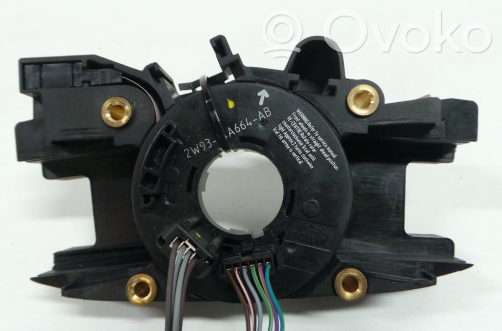 Jaguar S-Type Bague collectrice/contacteur tournant airbag (bague SRS) 