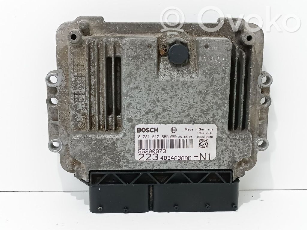 Unidad de control/módulo del motor   55200973,0281012865