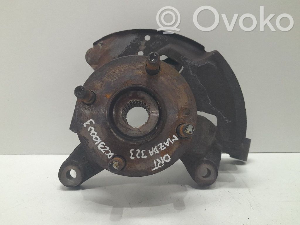 Front wheel hub spindle knuckle