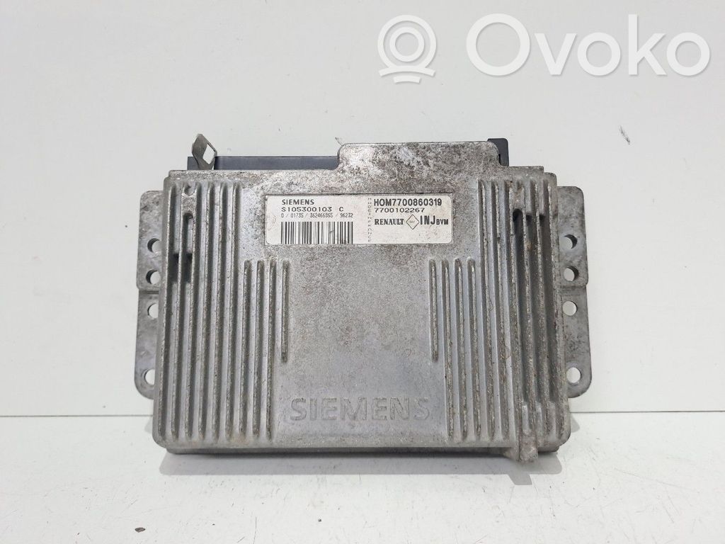 Engine control unit/module   7700102267,HOM7700860319