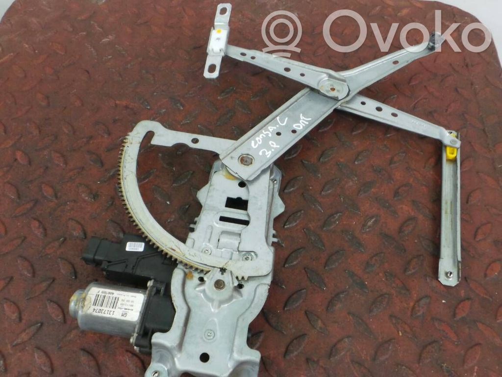 Opel Corsa C Etuikkunan nostomekanismi ilman moottoria 