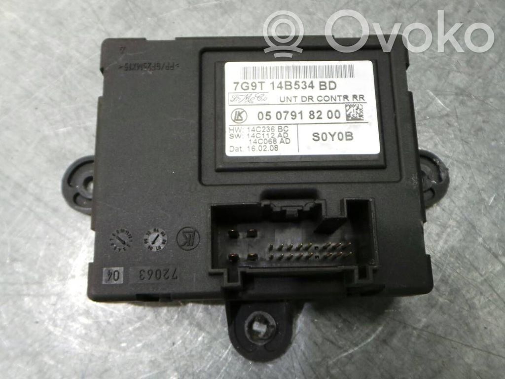 Other control units/modules   0507918200,1509021,7G9T14B534BD