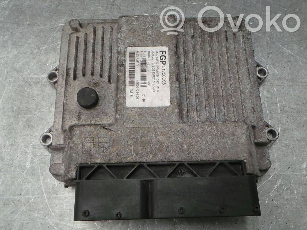 Fiat Doblo Unidad de control/módulo del motor 