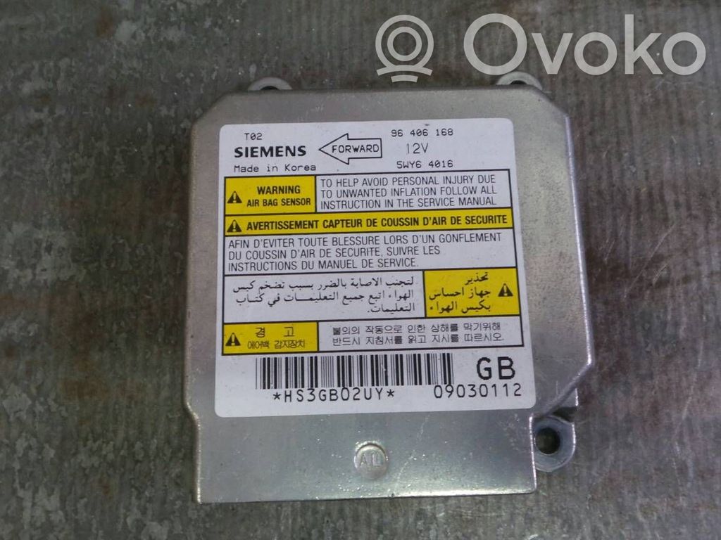 Daewoo Kalos Airbag control unit/module 