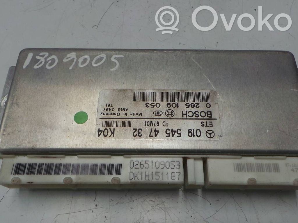 Module de commande suspension   0195454732,1809005