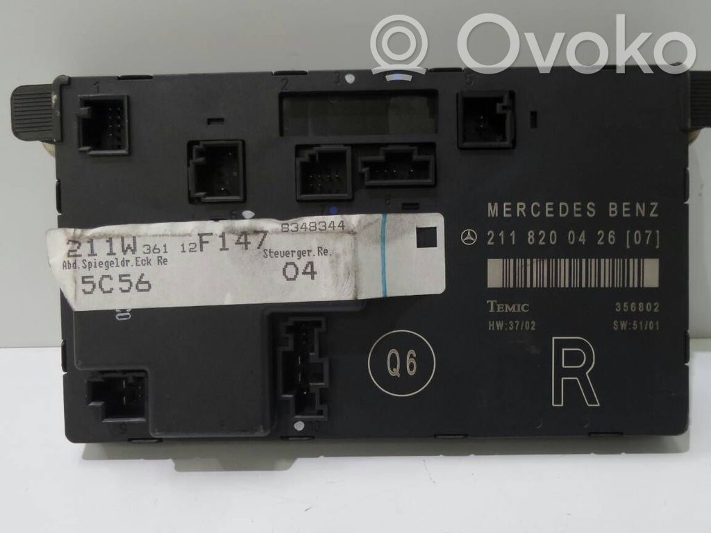 Mercedes-Benz E W211 Otras unidades de control/módulos 
