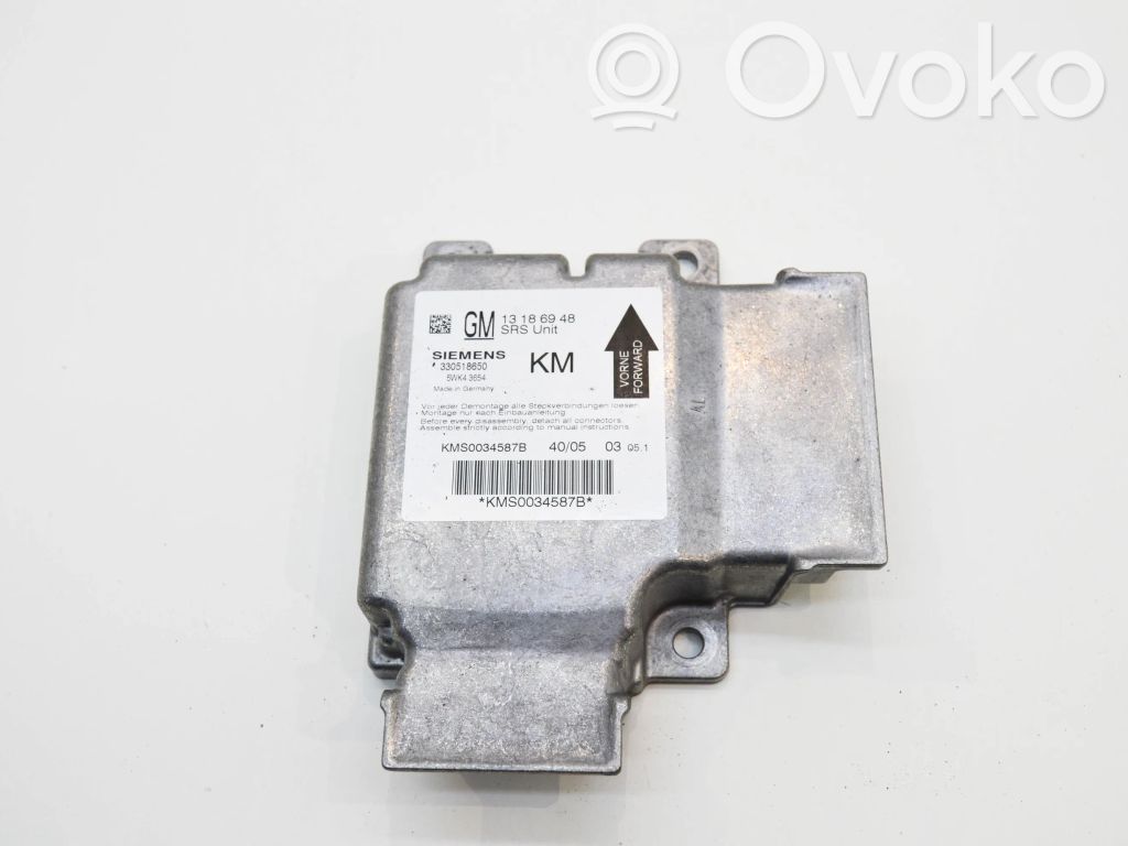 Airbag control unit/module   13186948KM,10814766