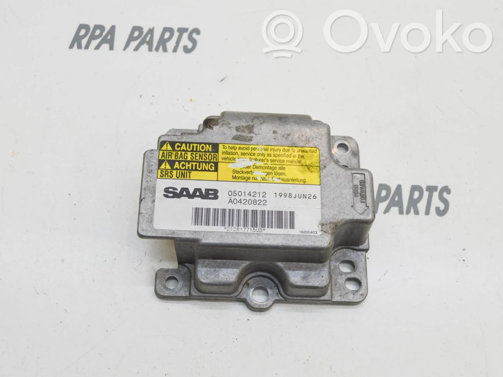 Saab 9-5 Airbag control unit/module 