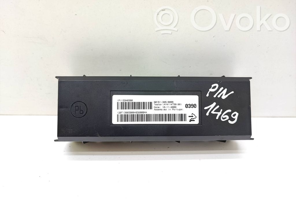 Opel Astra J Climate control unit 