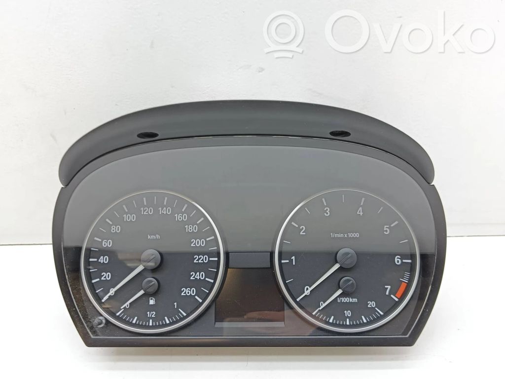 BMW 3 E90 E91 Spidometrs (instrumentu panelī) 