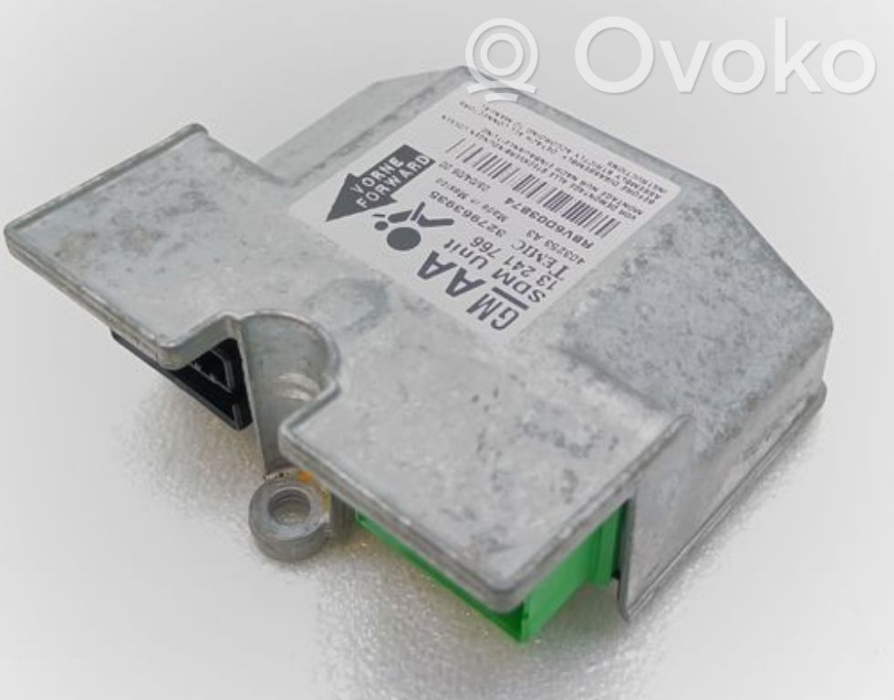 Opel Zafira B Unitate/modul de comandă airbaguri 