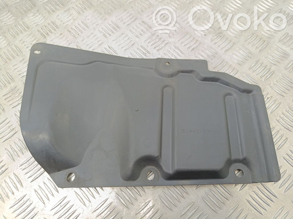 Placa protectora/protector antisalpicaduras motor   5144302050