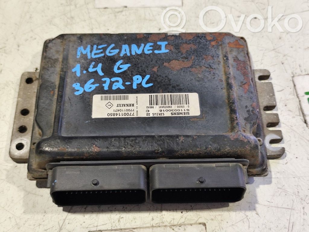 Renault Megane I Engine control unit/module 