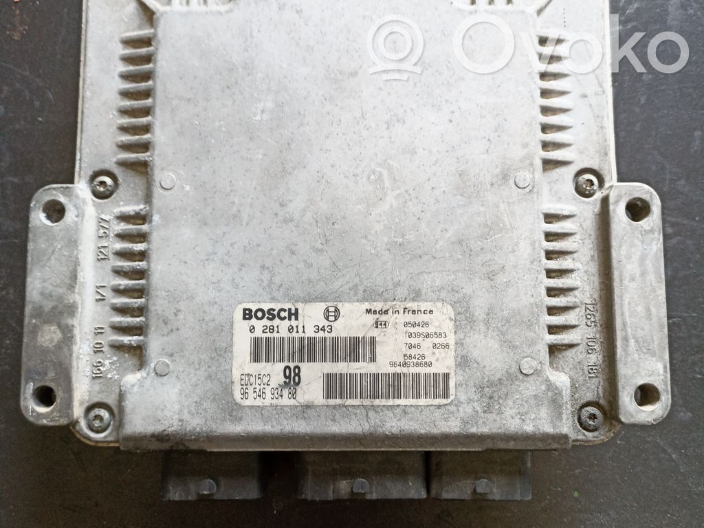 Peugeot Expert Engine control unit/module 