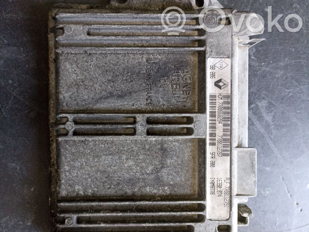 Engine control unit/module   HOM7700868294,7700112787,7700112791