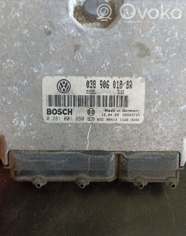 Engine control unit/module   038906018BR,0281001850,BOSCH