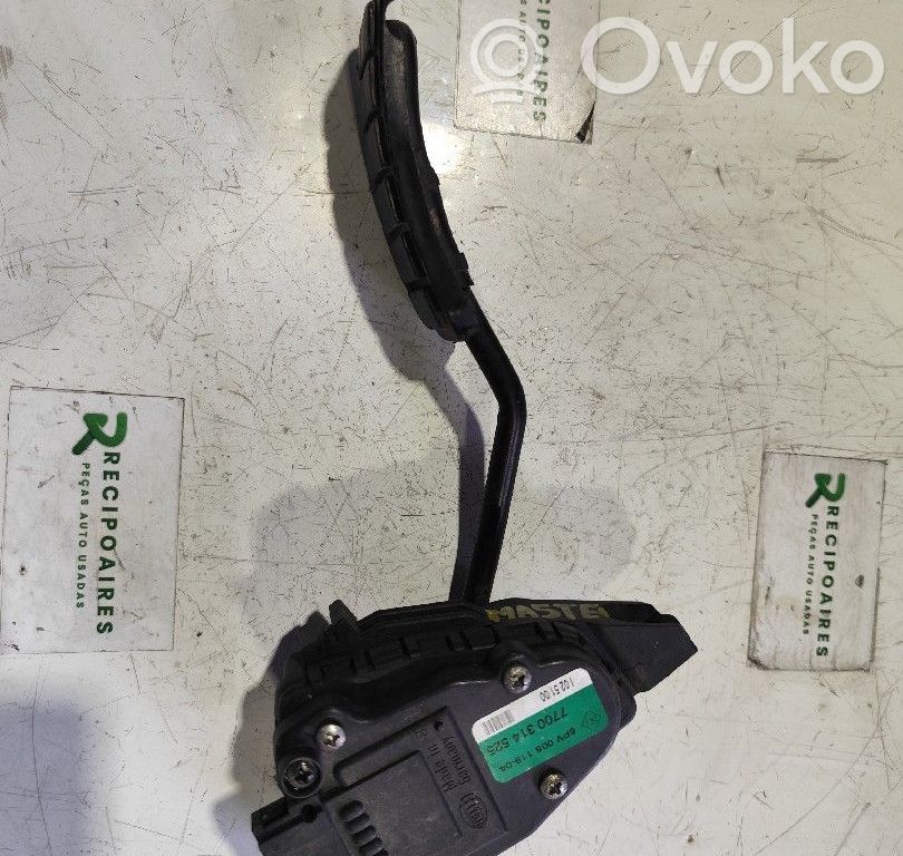 Accelerator throttle pedal   7700314525,6PV00811904
