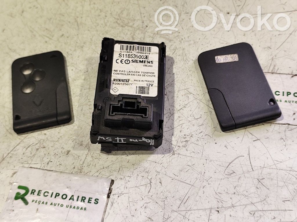 Renault Megane II Motor Start Stopp Schalter Druckknopf 