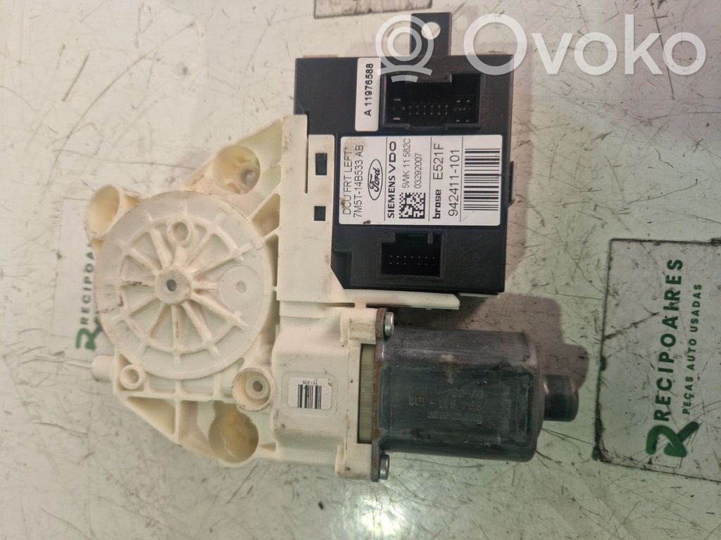 Front door window regulator motor   0130822215,7M5T14B533AB,942411101