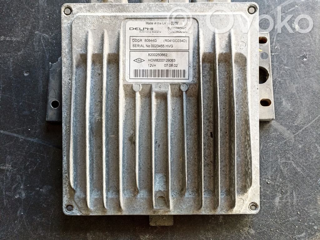 Engine control unit/module   8200250662,HOM8200129063