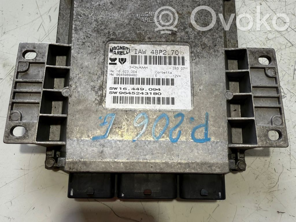 Engine control unit/module   9645243180,IAW48P270