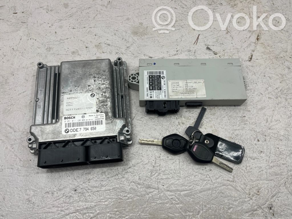 BMW 5 E60 E61 Engine control unit/module 