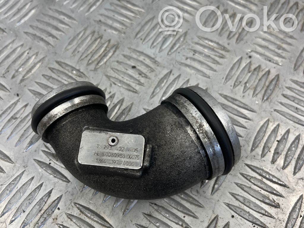 BMW 5 E60 E61 Manguera/tubo de admisión turbo del aire 