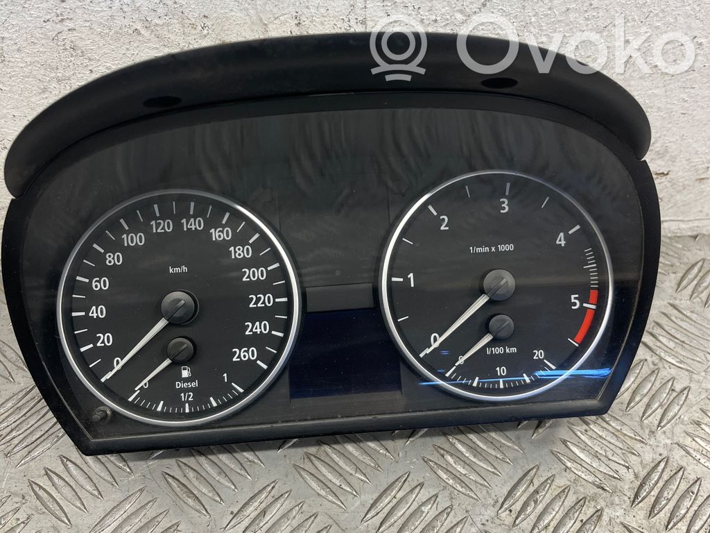 BMW 3 E90 E91 Speedometer (instrument cluster) 