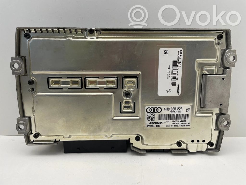 Audi A8 S8 D4 4H Garso stiprintuvas 
