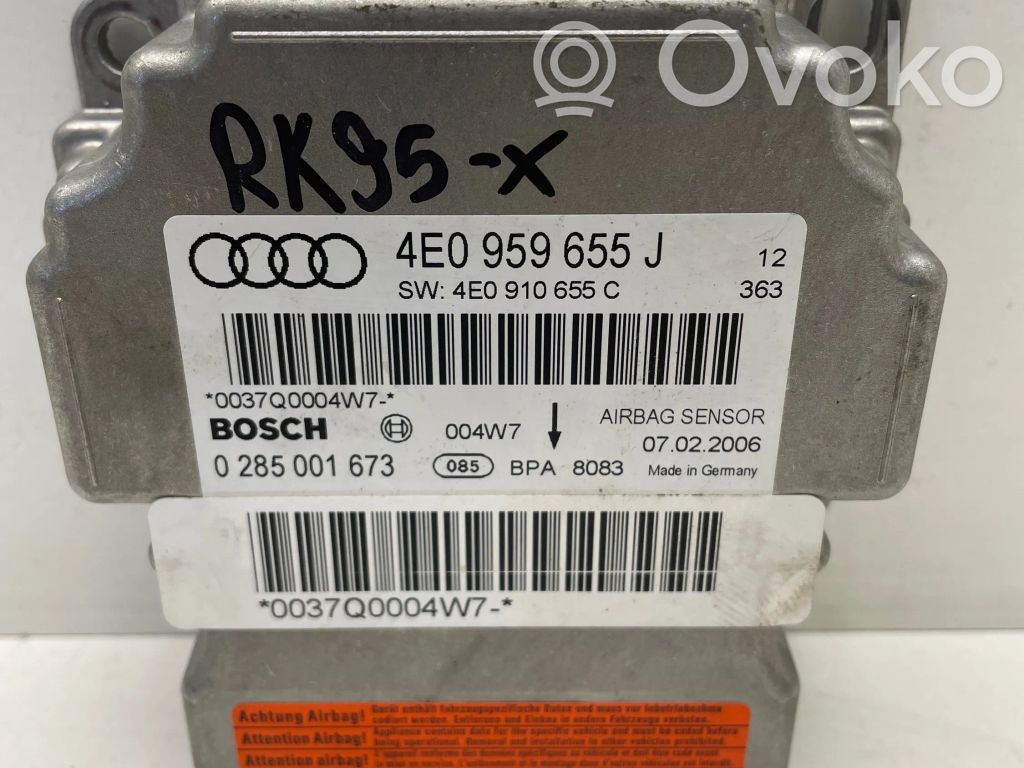 Audi A8 S8 D3 4E Airbag control unit/module 