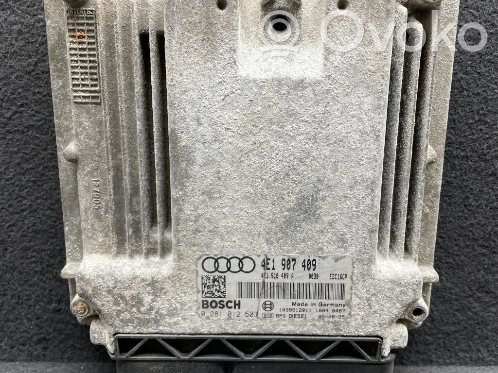 Audi A8 S8 D3 4E Engine control unit/module 
