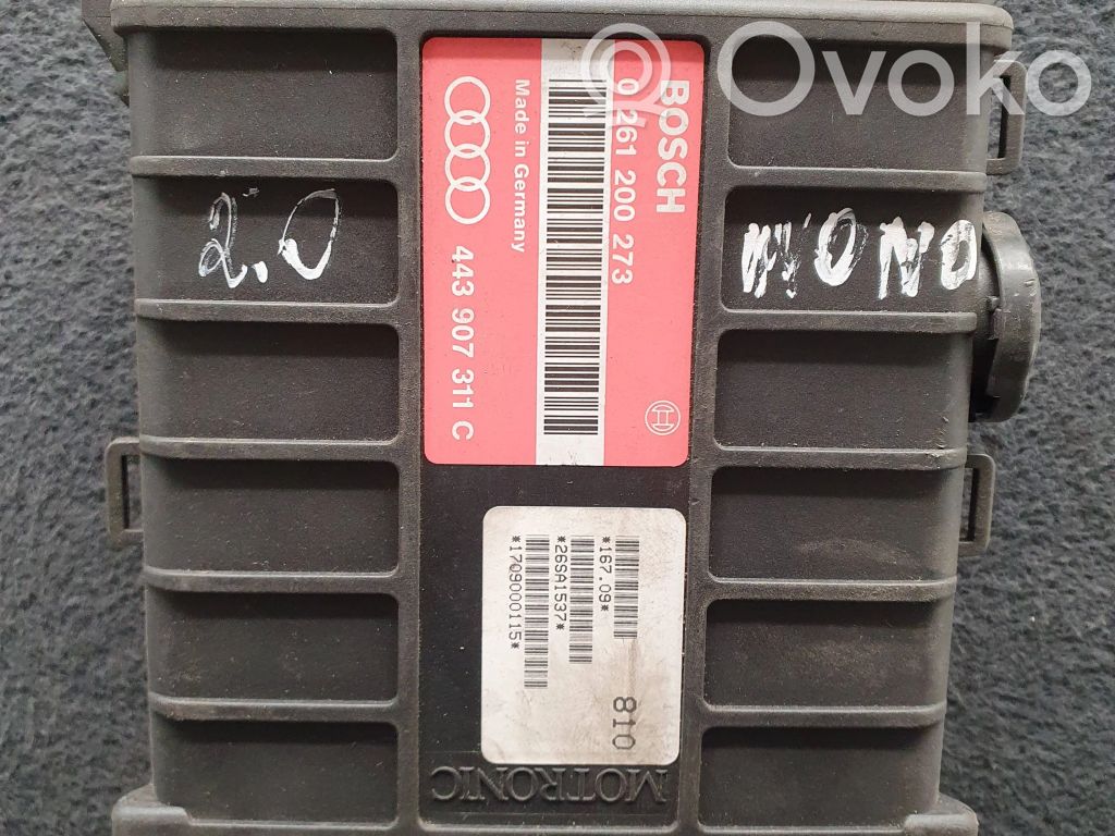 Engine control unit/module   443907311C,0261200273